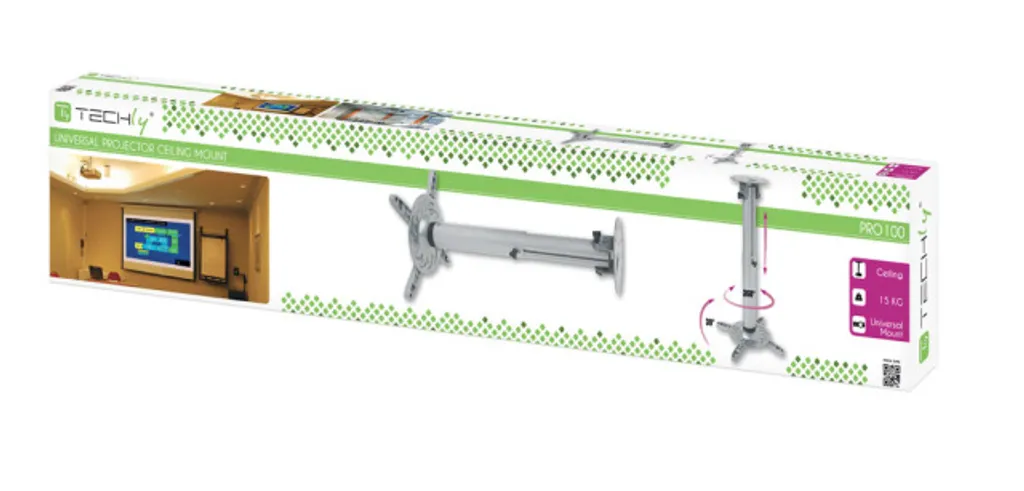 Support Beamer Extensible 110 à 197cm avec Inclinaison Multidirection - 3