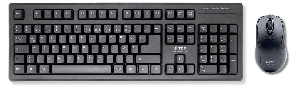Ultron 352660 Ultron UMC-200 Tastatur- Maus Office Set Image du produit 