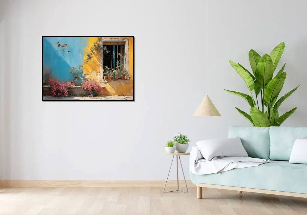 Poster Design Via Soleggiata 100x70 | Arredamento Moderno Living - 3