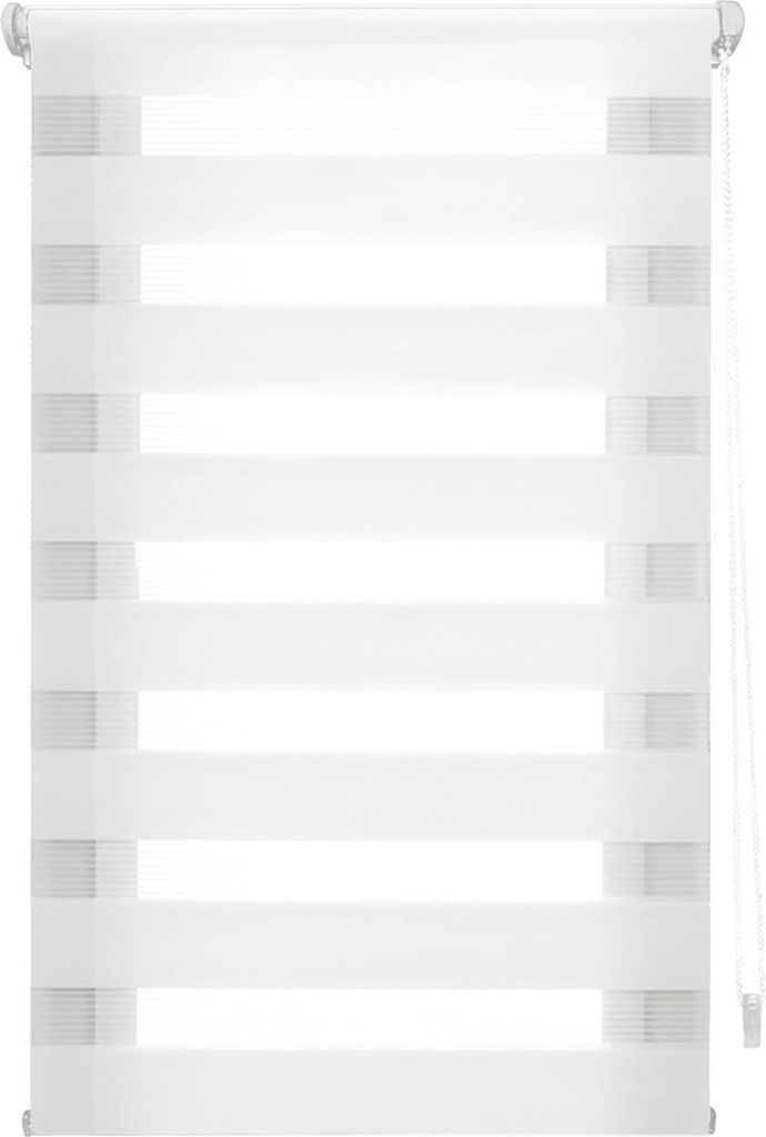 EasyFix Rollos für Nacht- und Taginstallation ohne Werkzeug - 50 x 130 cm - ohne Bohren - weiß