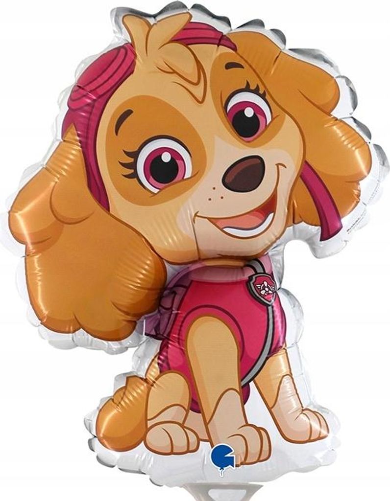 Grabo Ballon en plastique Mini Skye Paw-Petrol (à gonfler Image du produit 