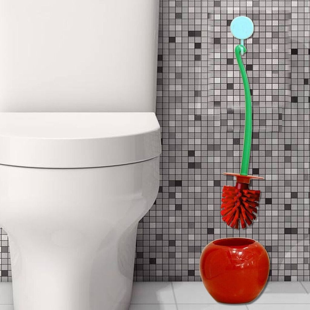 Silikon Toilettenbürste mit Klobürste Halter Klobürste Produktbild 11