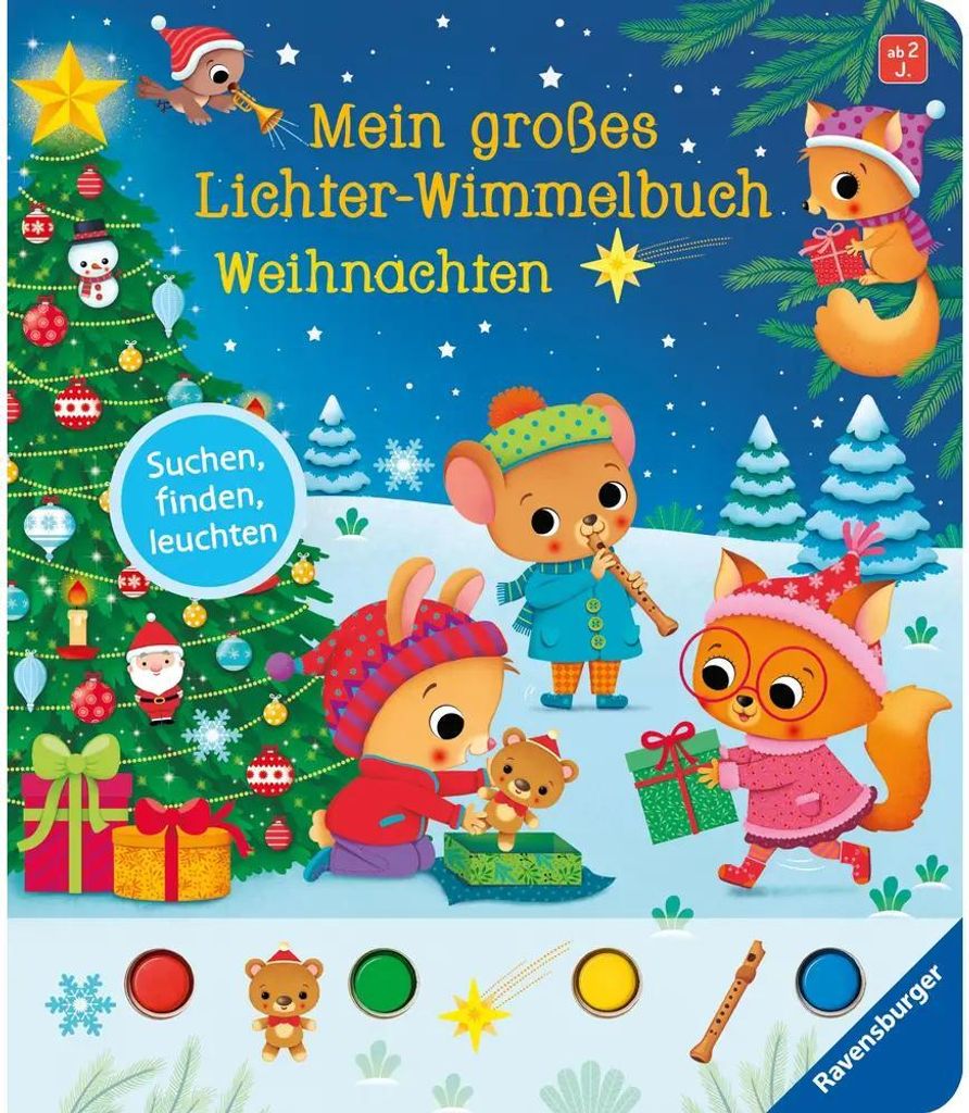 Mein großes Lichter-Wimmelbuch: Weihnachten