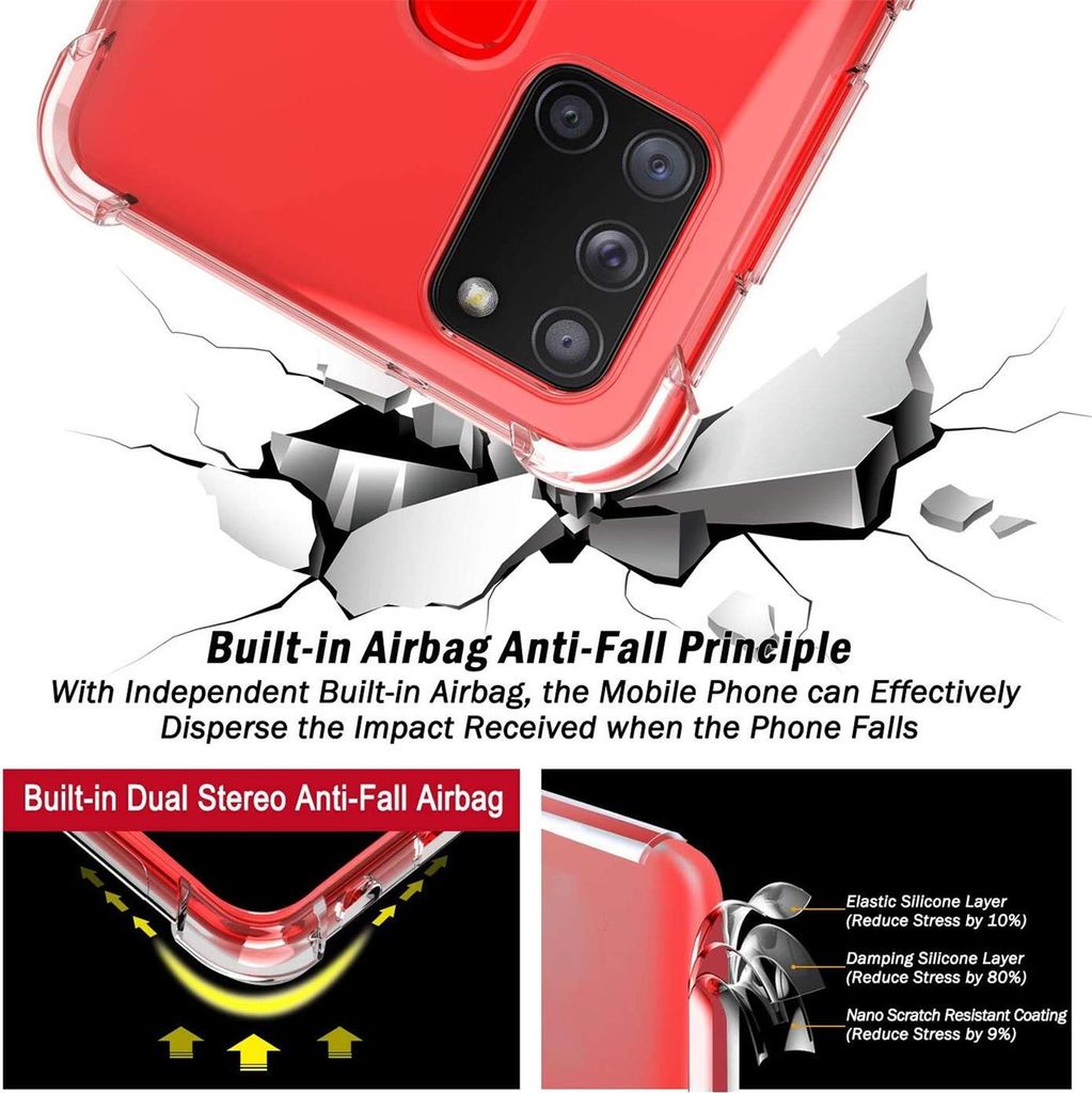 Hülle für Samsung Galaxy A21s Schutzhülle Anti Shock Handy Produktbild 3