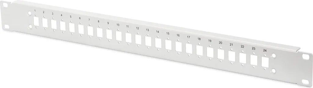 DIGITUS Panneau avant en acier pour 24 coupleurs LC DX DN-96330-1