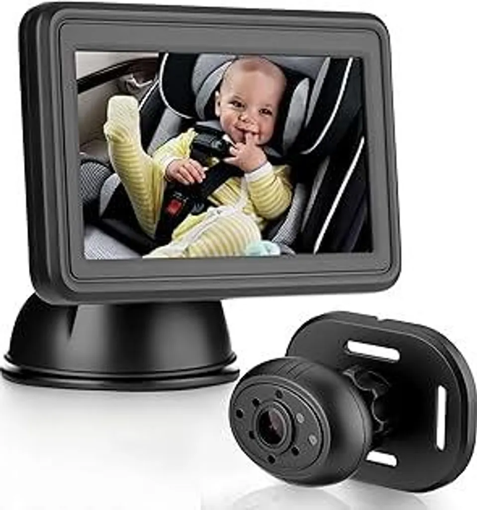 Telecamera Specchietto Retrovisore Auto Bambini HD Visione Chiara