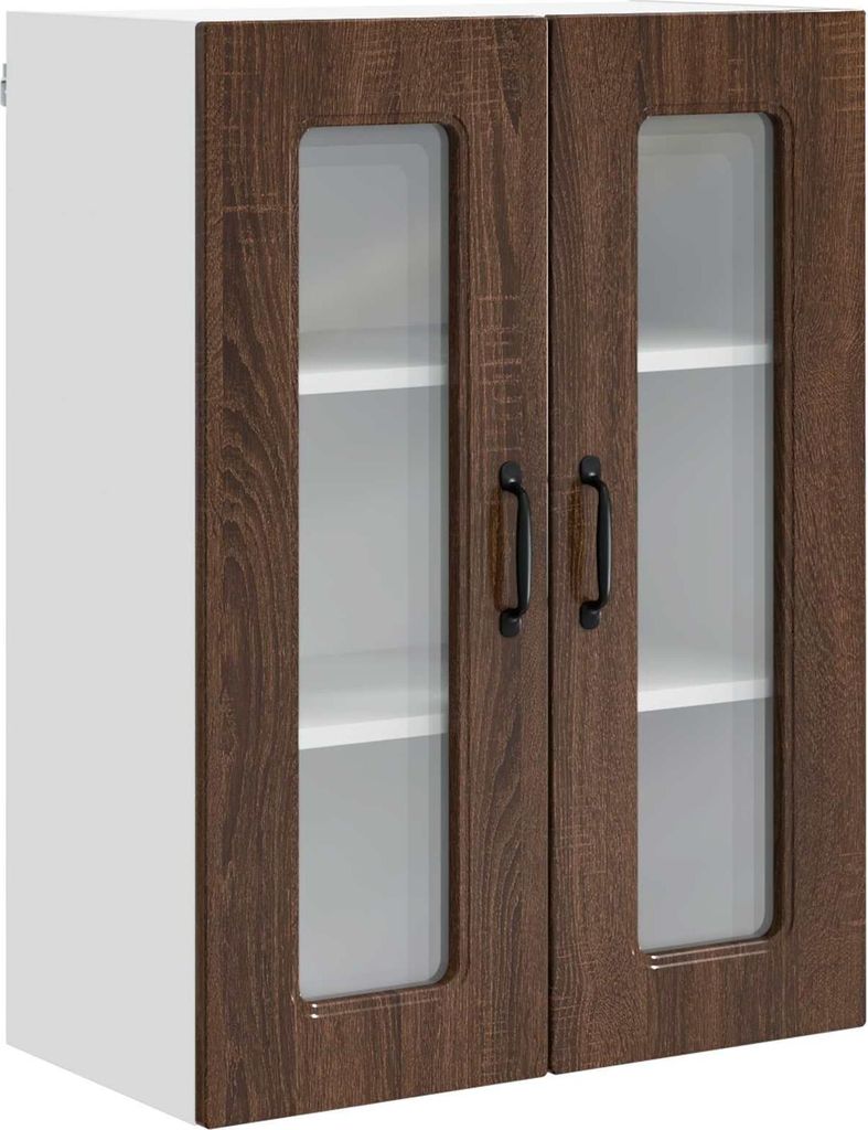 vidaXL Küchenschrank Kalmar Braun Eichen-Optik 60 x 31 x 80 cm