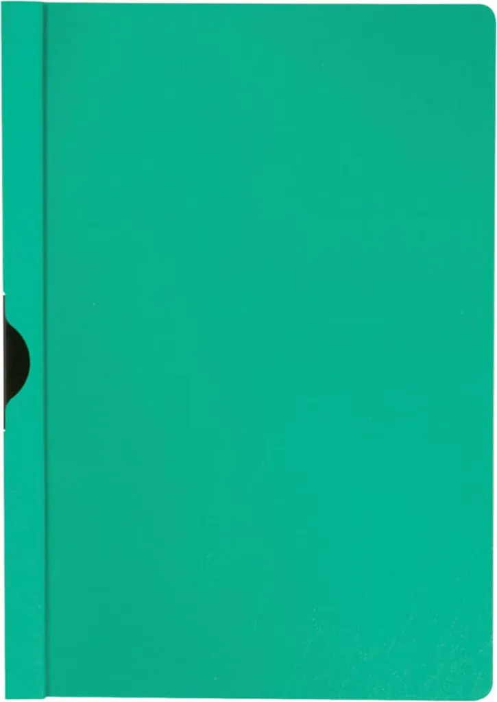 Q-Connect® KF00464 Cartella a clip - verde, capacità fino a 30 fogli