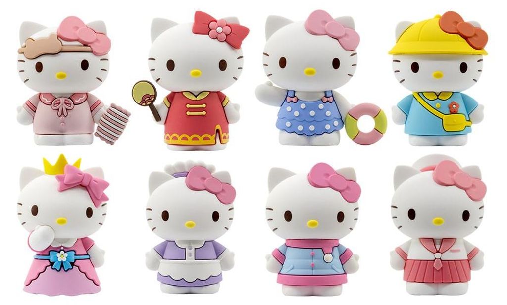 Sanrio Dress-Up Series Minifiguren Hello Kitty 7 cm Produktbild 