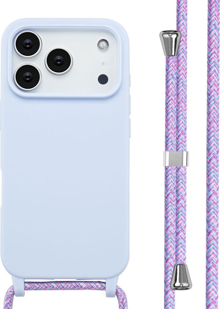 imoshion SilikonHülle mit Band iPhone 17 Pro - Violett