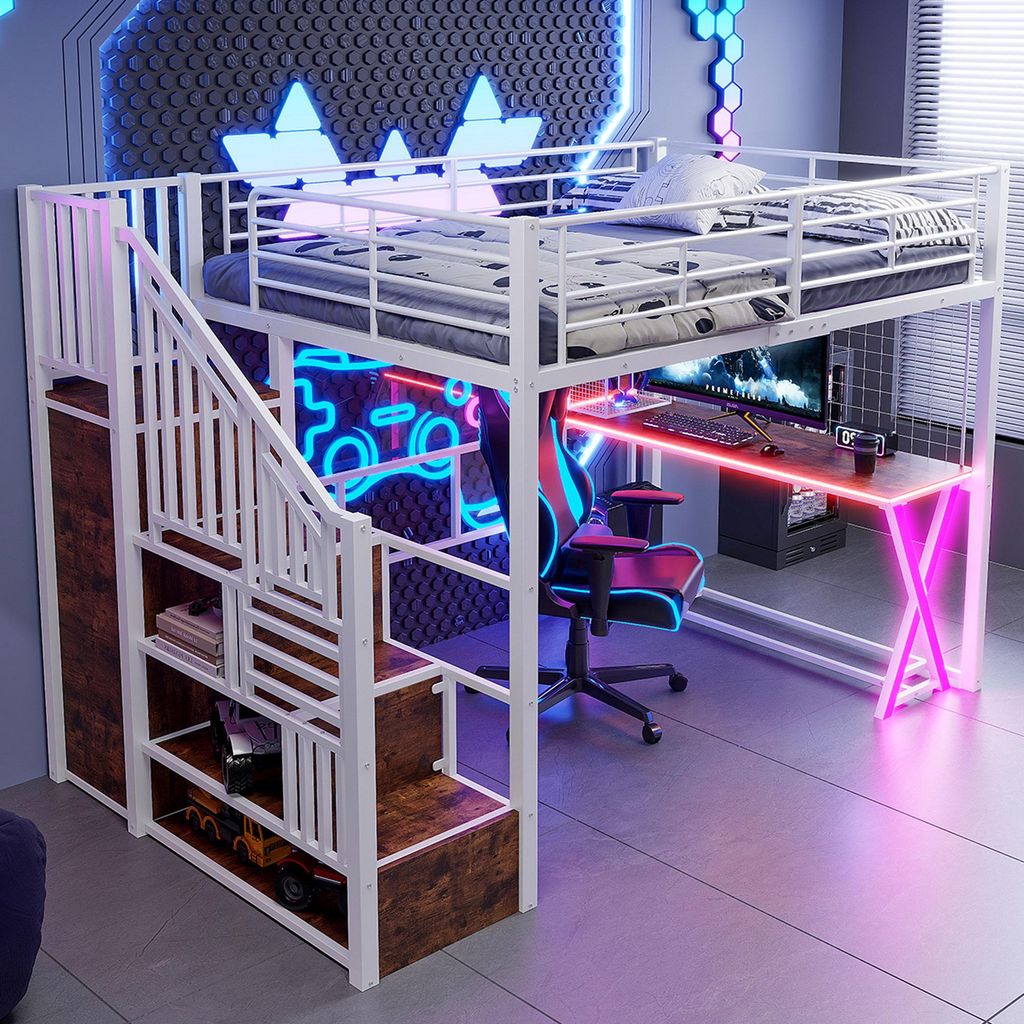 MODFU: Estructura de cama individual, cama para Imagen del producto 