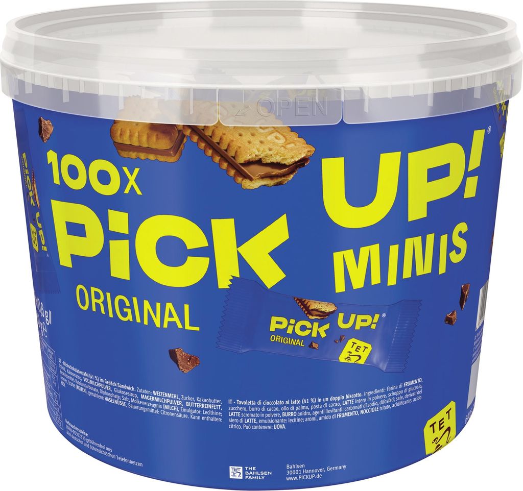 Leibniz PiCK UP MINIS Choco in der Vorteilsbox 100 Minis 1060g