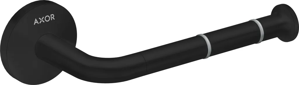 Portarotolo AXOR 42856670 Nero Opaco - Design Circolare Minimalista