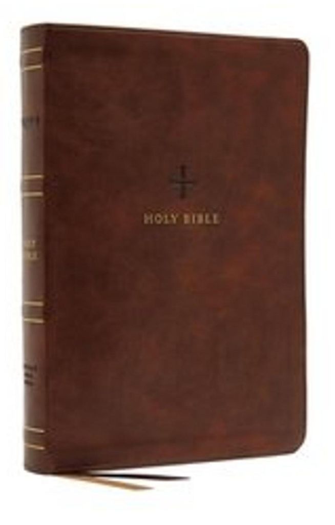 Nrsv, Catholic Bible, Standard Large Print, Leathersoft, Brown, Comfort Print