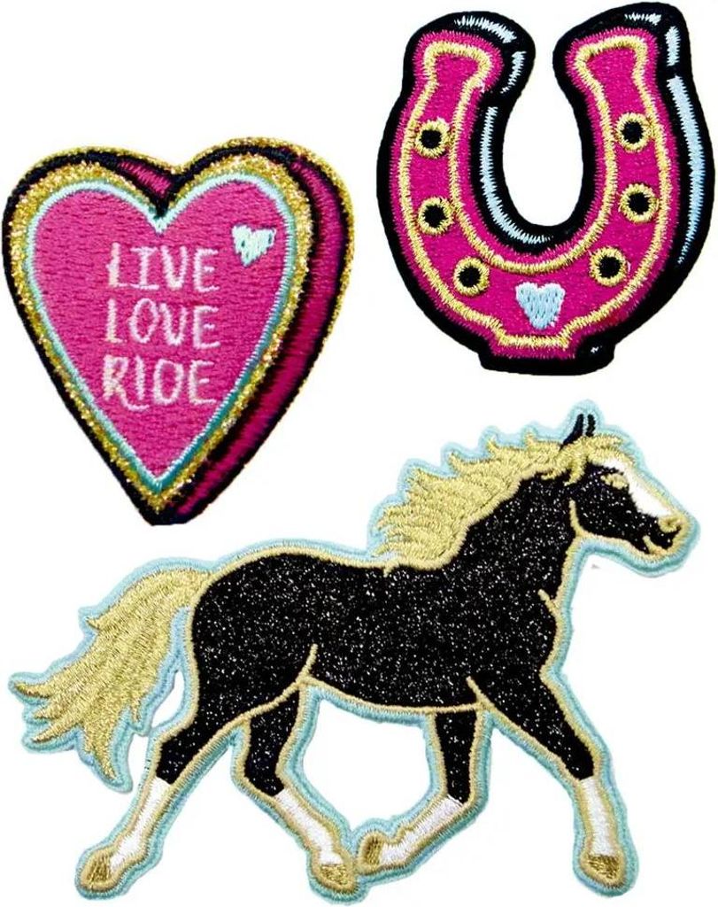 Coppenrath Verlag Die Spiegelburg 15221 I LOVE HORSES - Sticker-Patches