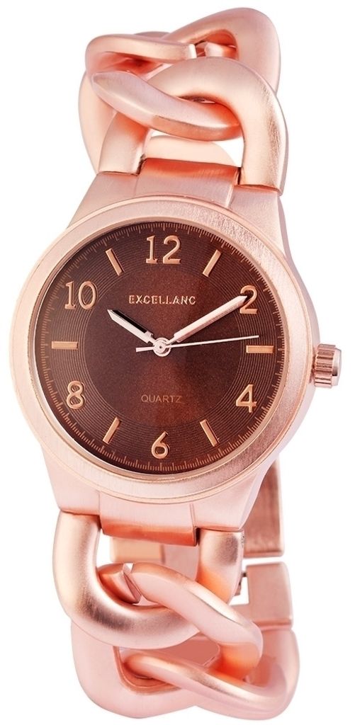 Excellanc Damenuhr mit Metallkettenarmband