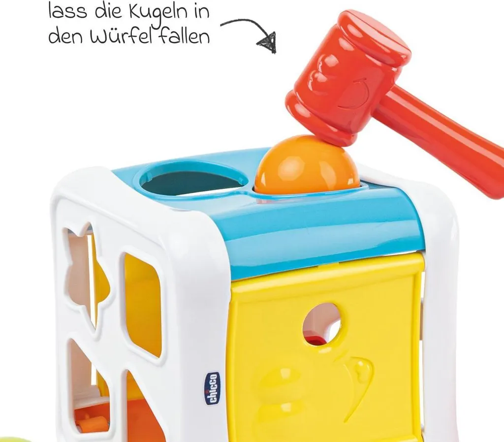 Jouet Éveil Bébé Smart2Play Chicco Cube de Tri Formes Géométriques 2en1 - 11