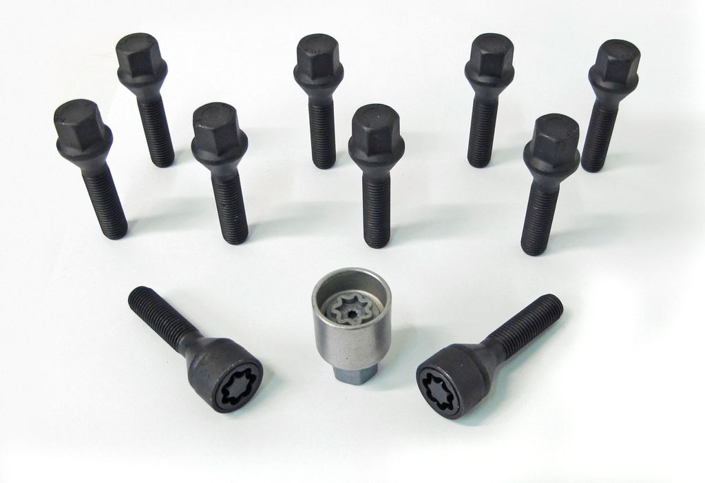 10x H&R Radschraube M12x1,5 SW17 B1254501SET