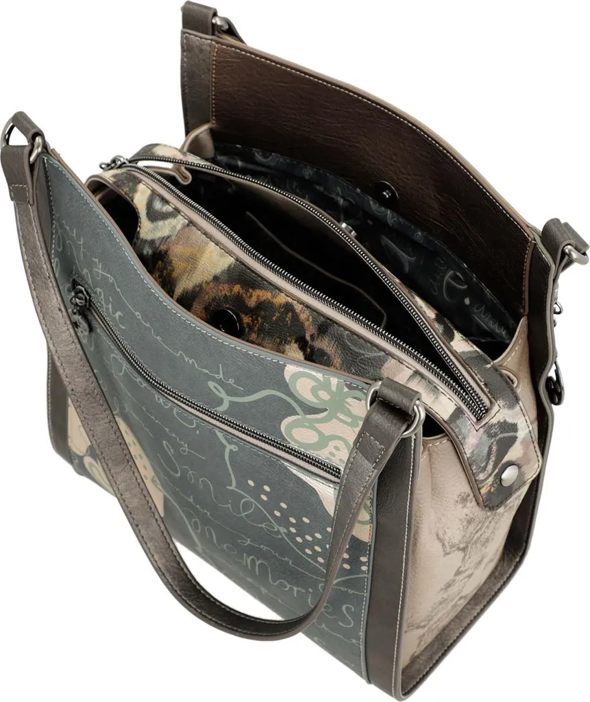 Anekke borsa a tracolla Real Tote Bag Multicolor multicolore - 7