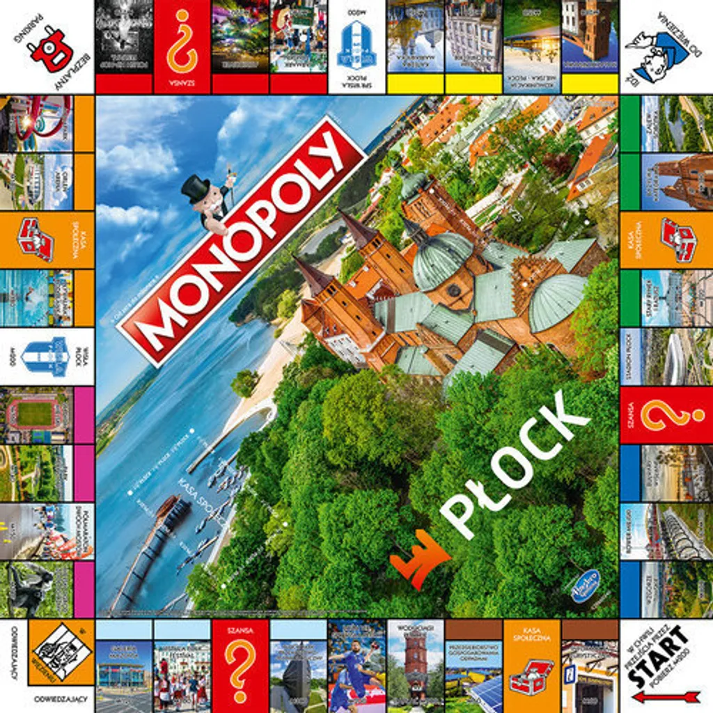 Monopoly Plock Jeu de Voyage Format Compact avec Rangement Intégré Malin