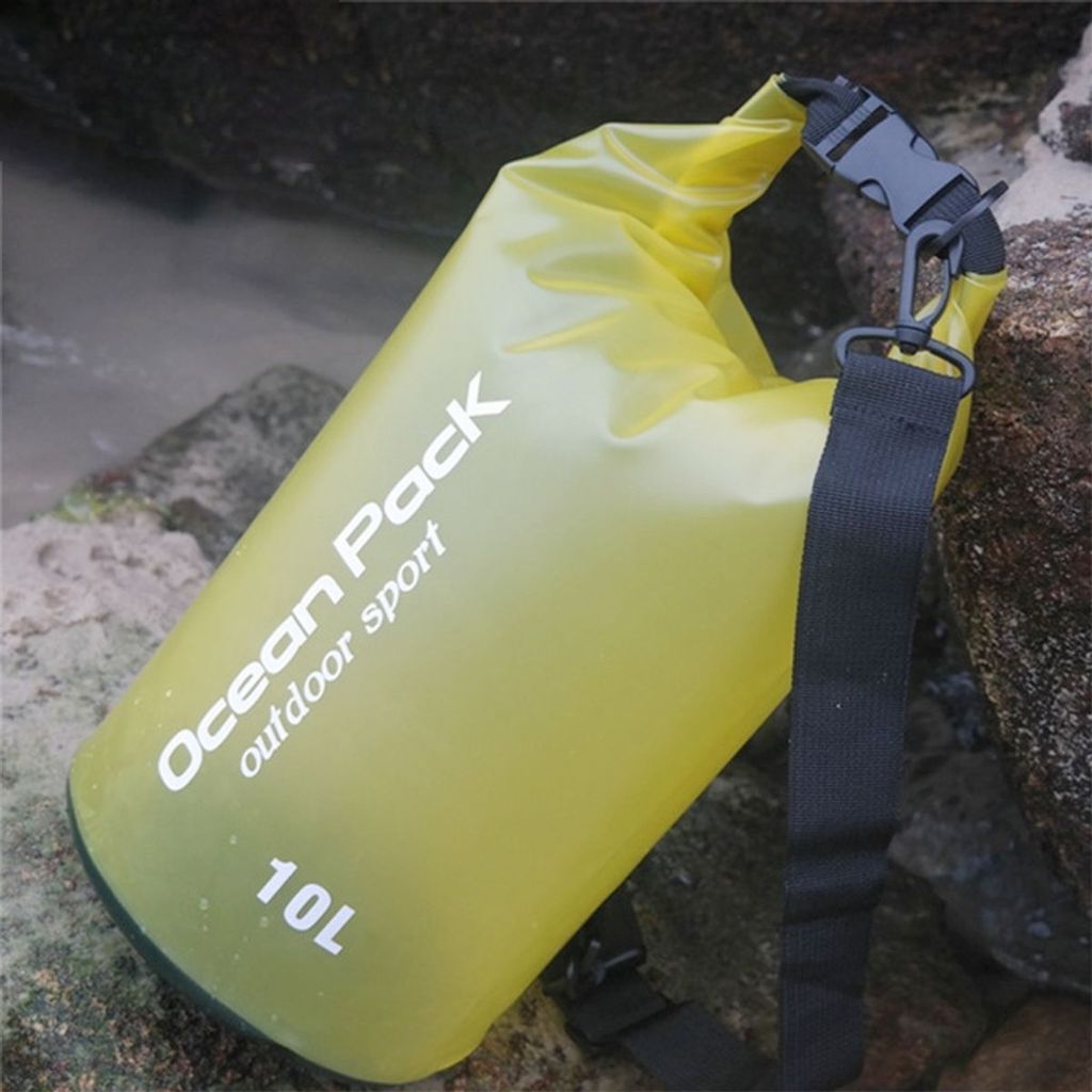 Dry Bag Rucksack, Größe:2 Liter, Farbe:Gelb