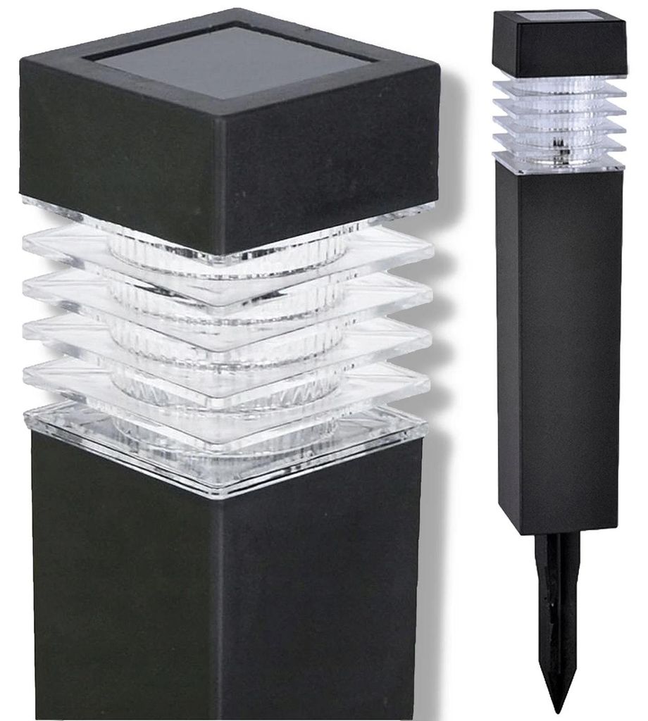 Solarleuchte Gartenleuchte LED Wegeleuchte Steckleuchte Produktbild 