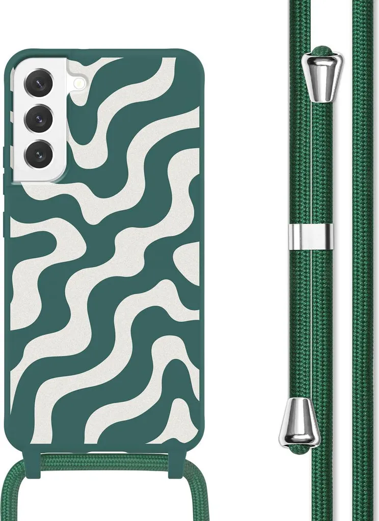 Custodia Samsung S22 imoshion con Cinturino - Sicurezza Petrol Green