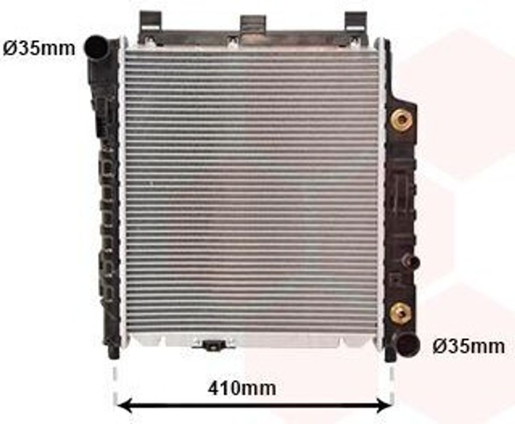 VAN WEZEL 30002238 - OE 1705000402 Kühler, Motorkühlung für SLK (R170)