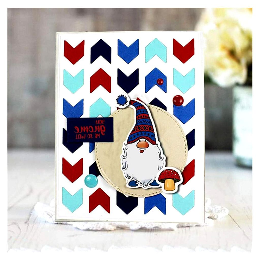 Transparente Stempel für Weihnachtskarten, Dekoration und Scrapbooking mit der Aufschrift „Merry Christmas Happy New Year“