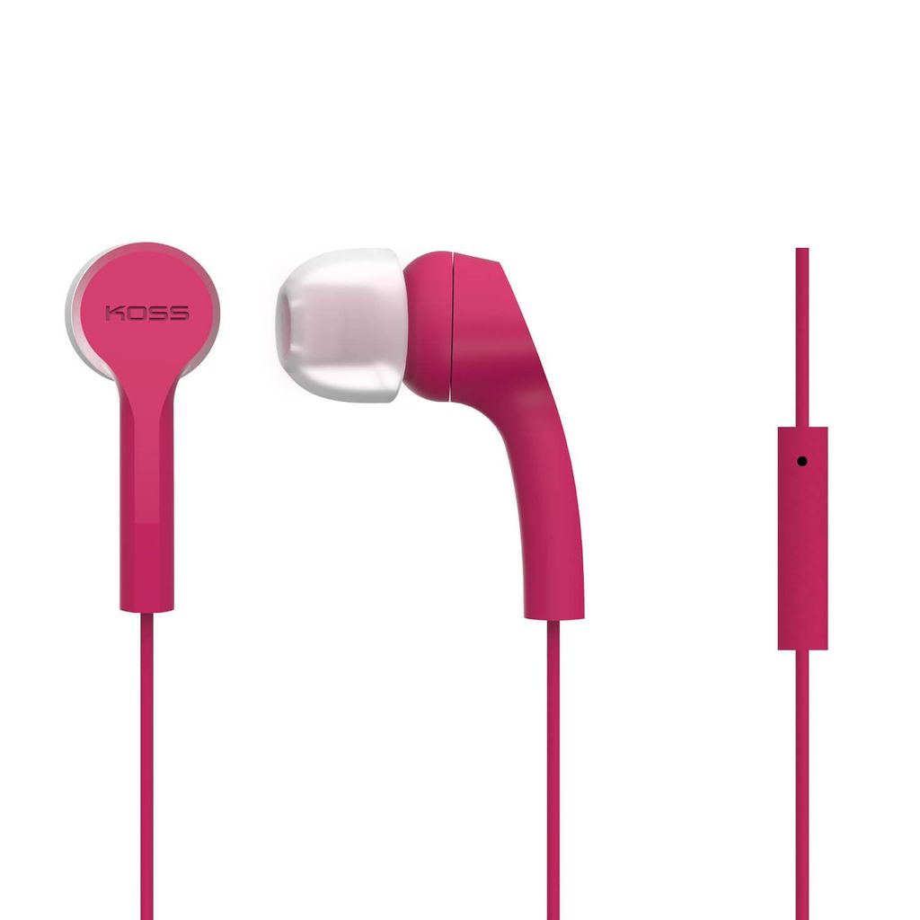 KOSS Kopfhörer KEB9i In-Ear-Mikrofon Pink