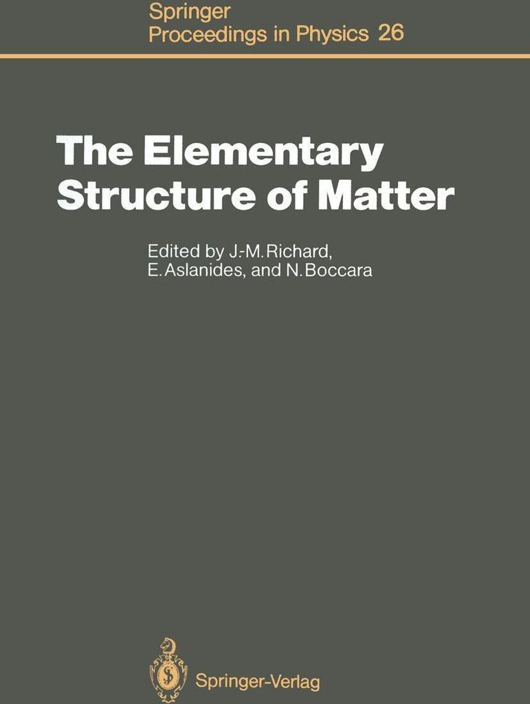 The Elementary Structure of Matter