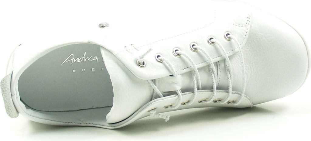 Andrea Conti Scarpe Stringate da Donna Bianco, 38 EU