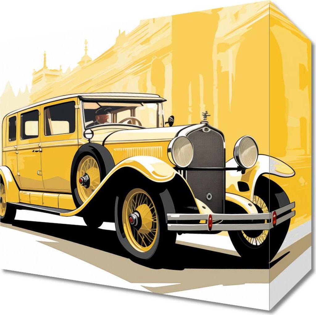 Bild 20x20cm Klassik der Automobilindustrie