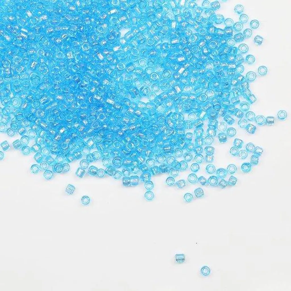 Perles en verre bleues transparentes 3mm : éclat et finesse pour bijoux