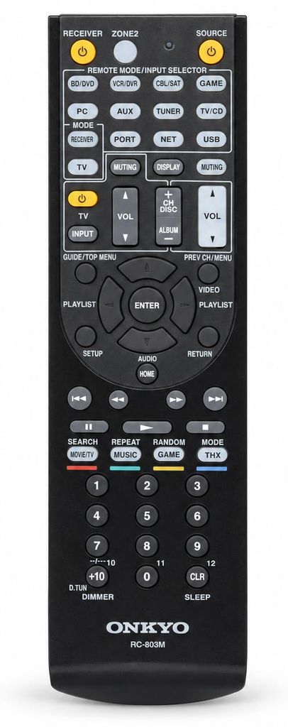 Original Onkyo RC-803M Fernbedienung für TX-NR609 | TX-NR609B | TX-NR609S