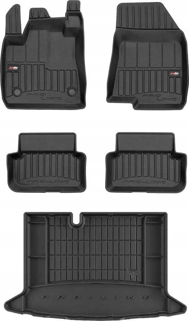 Set Tappetini Gomma 3D Dacia Sandero III + Protezione Baule dal 2020