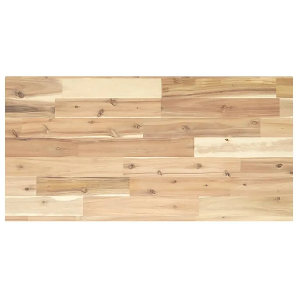 Scaffale Galleggiante 100x40x2 cm Legno Massiccio Acacia Naturale