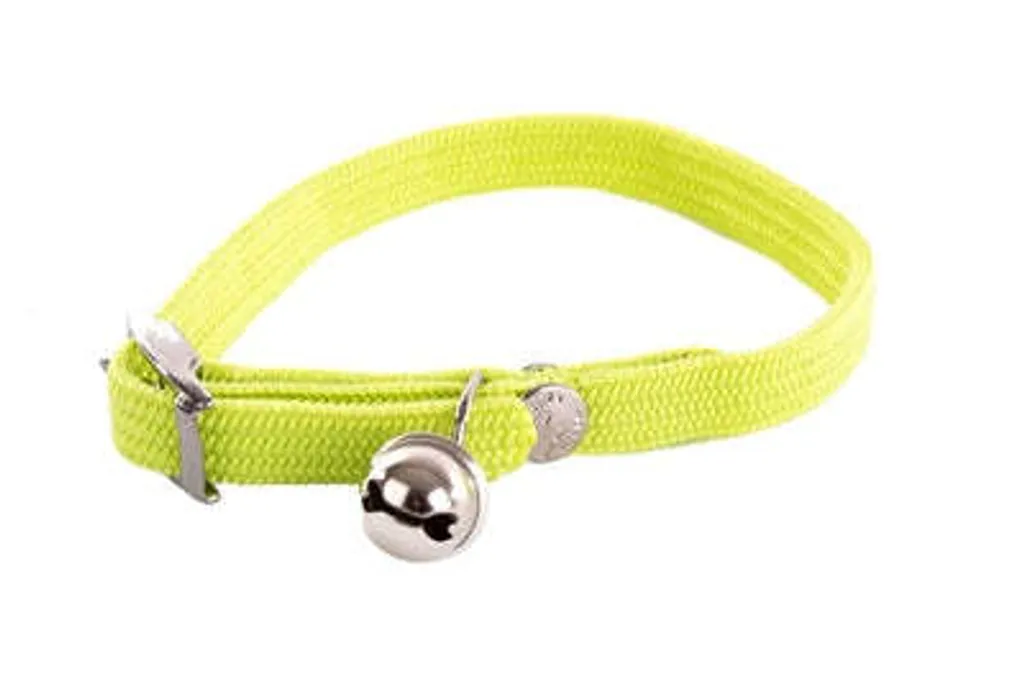 Collare Gatto Verde Martin in Nylon Elastico: Libertà e Protezione 30cm