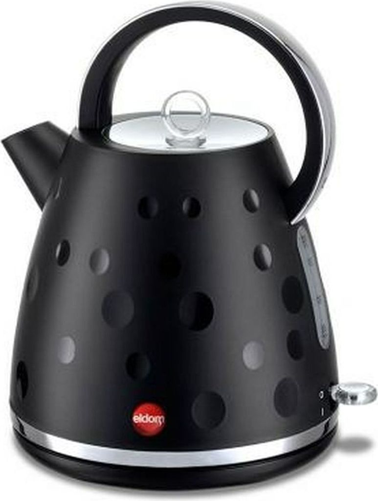 ELDOM C245SC DROPPY Strix Wasserkocher 1,7 l 2000 W Schwarz Produktbild 