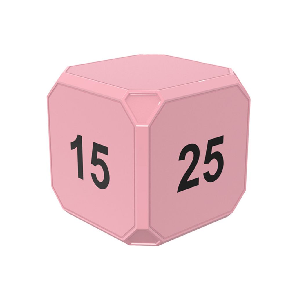 Wuerfel-Timer, Schwerkraftsensor, rotierender Timer, quadratisch, fuer Training, individuell anpassbar, mit LED-Bildschirm, Vibrations- und Tonalar...