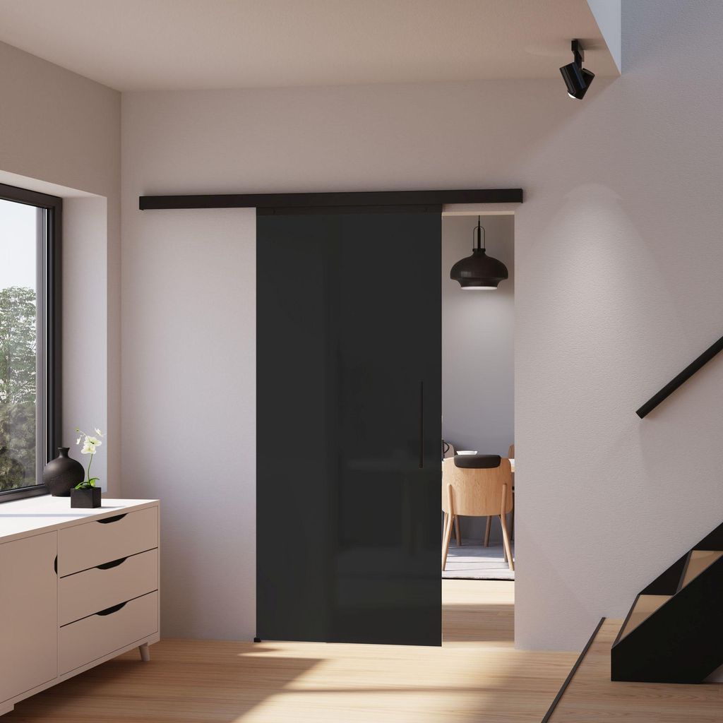 inova Glasschiebetür 900 x 2035 mm, Satiniertes Glas, Produktbild 