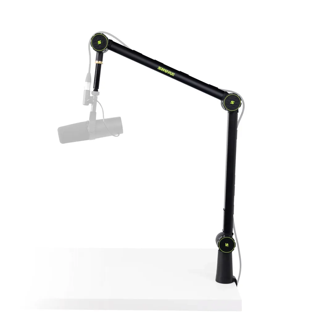 Shure SH-BROADCAST1 Support de Microphone de Bureau Articulé Robuste