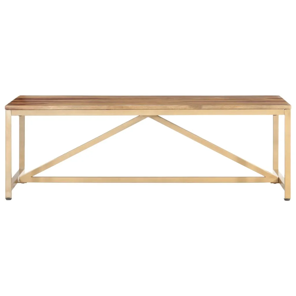 vidaXL Tavolino 120x60x40 cm in legno massiccio
