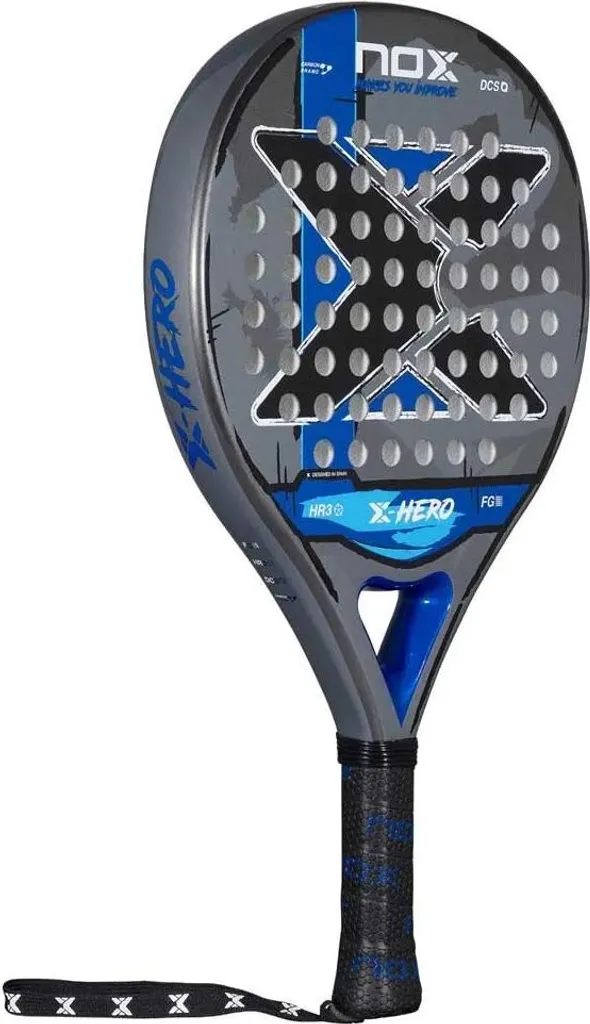 Raquette Nox X-hero Bleu : Évitez les Douleurs au Coude avec ce Modèle