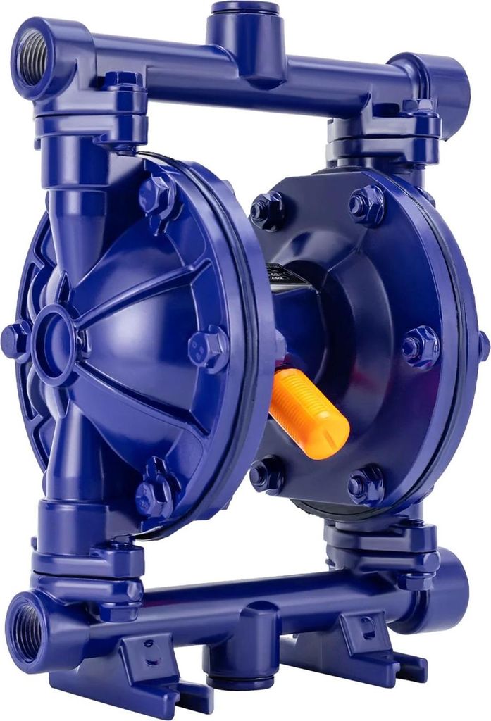 Luftbetriebene Doppelmembranpumpe - QBK-15 - 12 GPM - Gusseisen - 115 PSI - 1,27 cm Ein-/Auslass - Für Erdölflüssigkeiten