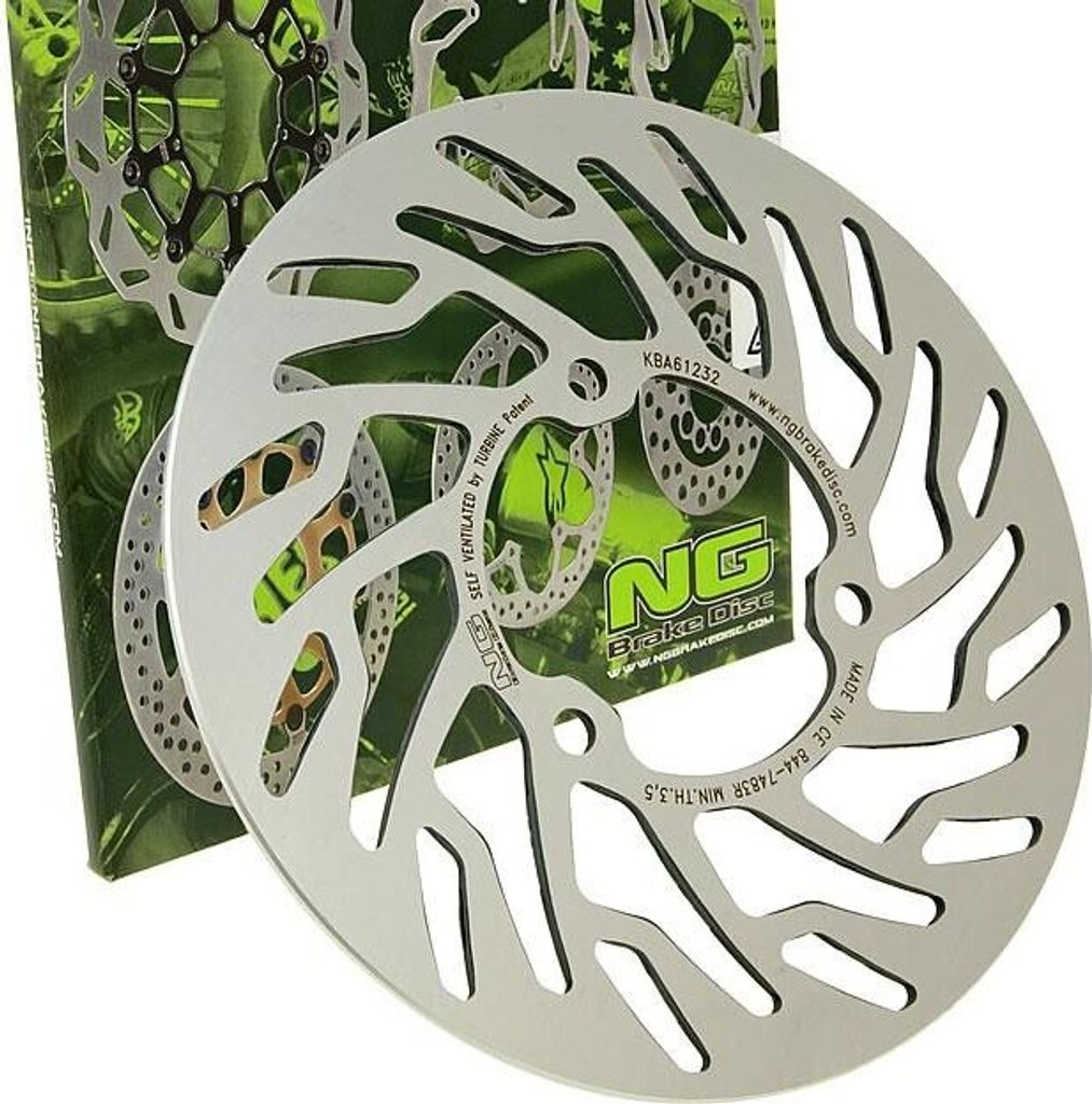 NG Bremsscheibe 844 - 200 / 62 / 4mm 3 Loch kompatibel mit Rieju MRT MRX RRX Tango SMX Spike 2 50 ccm
