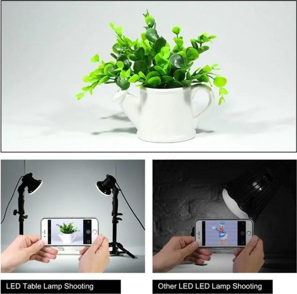 Éclairage Studio Photo de Table : Lampe LED pivotante pour Vente en Ligne x2 - 3