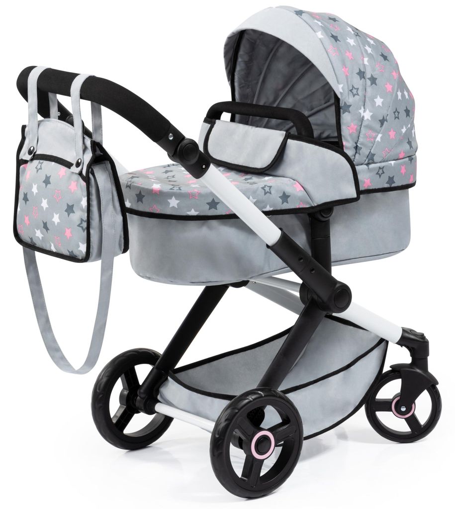Bayer Design 17007AA Poussette de poupée Xeo avec sac, gris Image du produit 