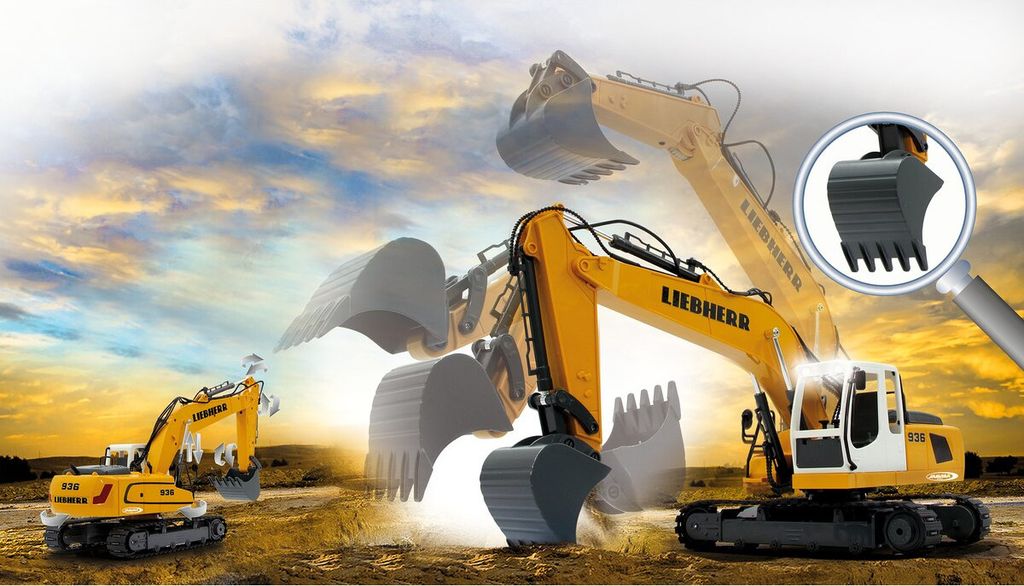 Jamara Bagger Liebherr R936 1:20 2,4GHz ,405060 Produktbild 16