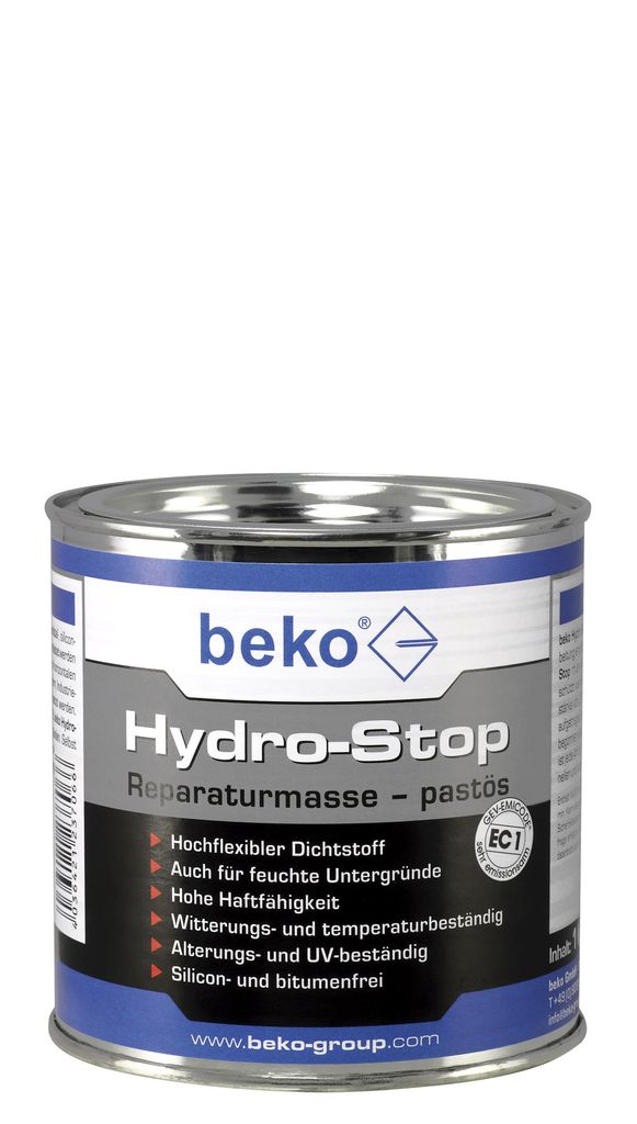 Hydro-Stop Reparaturmasse pastös 1 kg Dose Produktbild 